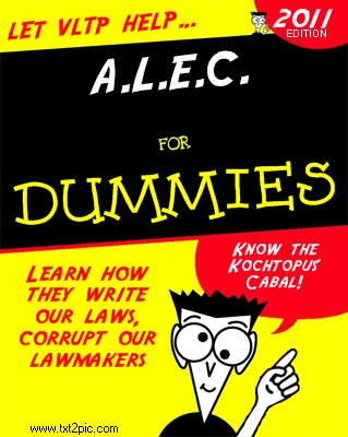 VLTP's mock "A.L.E.C. for Dummies" illustration