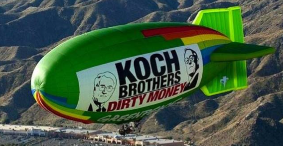 Greenpeace's Koch Blimp