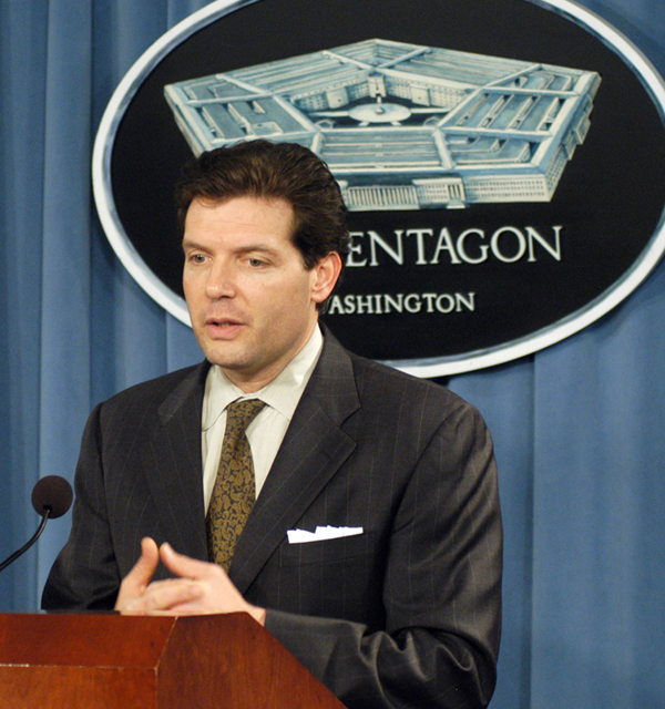 Lawrence Di Rita, during his Pentagon days