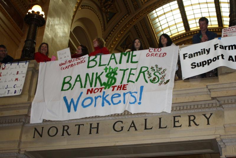Blame the Banksters Not the Workers!