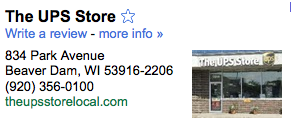 Citizens for a Strong America advertises its address as 834 Park Avenue #306 in Beaver Dam, Wisconsin, but this address is nothing more than a box at a UPS Store