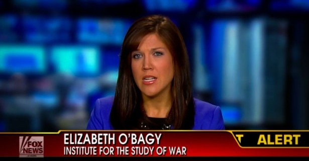 Syria 'expert' Elizabeth O'Bagy beat the war drum on Fox on September 5. (Source: Fox News)