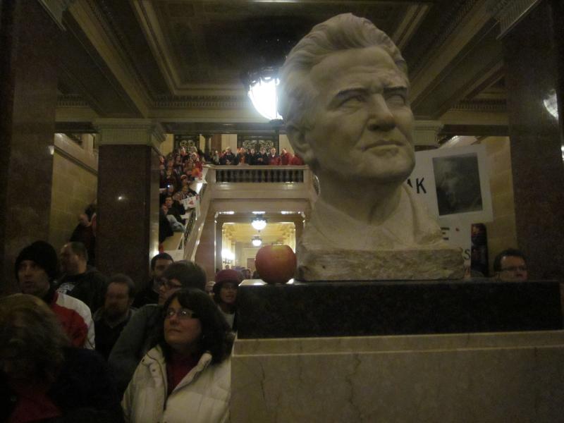 Bust of "Fighting Bob" La Follette