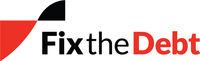 Fix the Debt logo