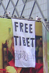 Pro-Tibet Protest During the Olympics