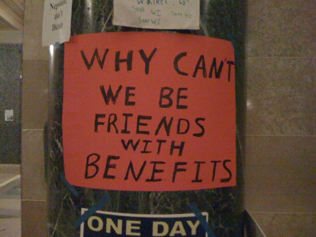 Why can't we be friends with benefits