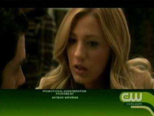 This fine-print disclosure, for CW's "Gossip Girl," was on screen for less than one second, according to the Writers Guild