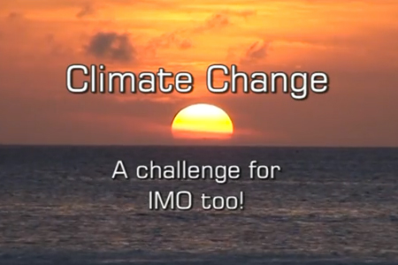 Still from an International Maritime Organization video on climate change