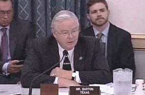U.S. Representative Joe Barton - Texas