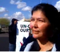 Navaho Louise Benally Speaks Out at Salt River Project