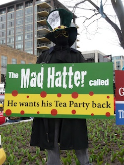 The mad hatter called - he wants his tea party back