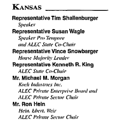 1995 Kansas Co-Chairs for ALEC