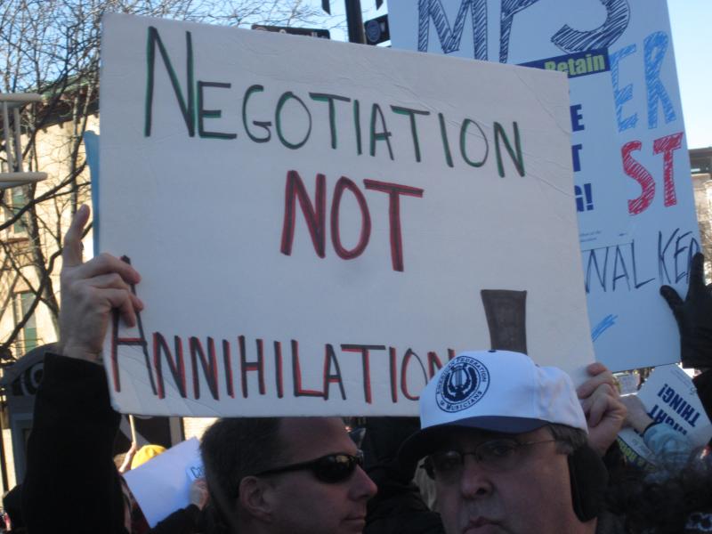 Negotiation Not Annihilation