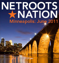 Netroots Nation speakerbadge