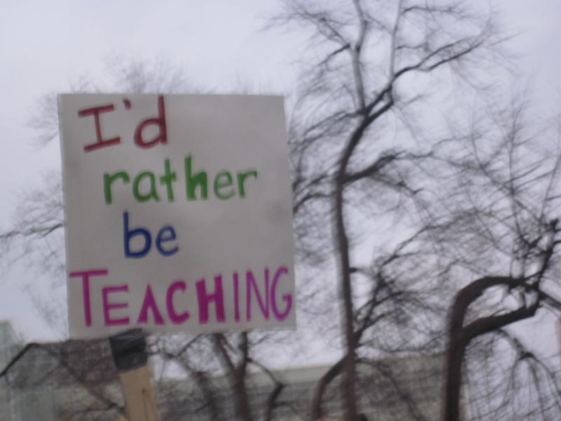 I'd rather be teaching
