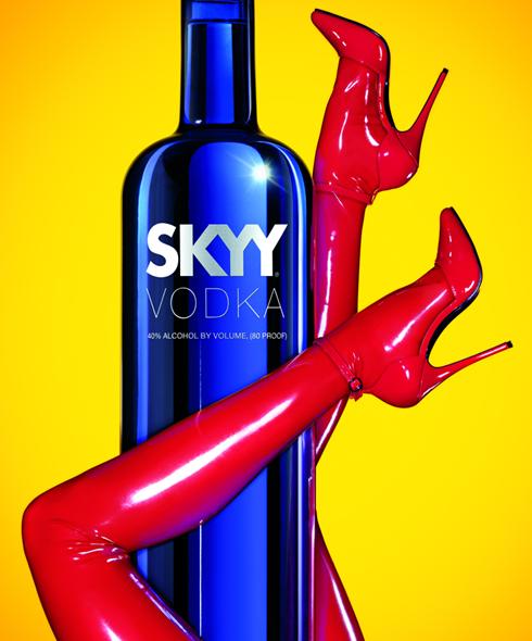 Sexy Skyy vodka ad