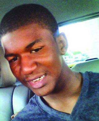 Trayvon Martin in car
